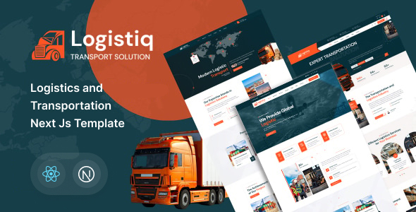 Logistiq - Logistics and Transportation React Next Js Template