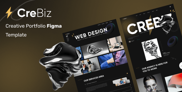 CreBiz - Creative Portfolio Figma Template