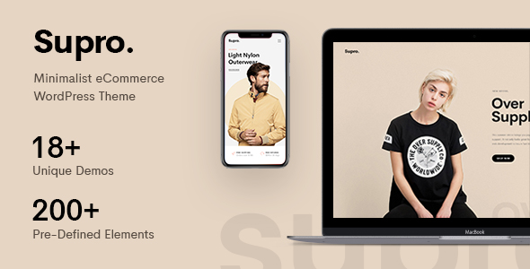 Supro v1.9.1 - Minimalist AJAX WooCommerce WordPress Theme