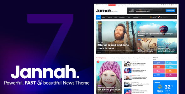 Jannah v7.3.3 - Newspaper Magazine News BuddyPress AMP