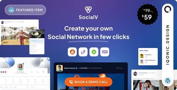 SocialV v2.0.12 - Social Network and Community BuddyPress Theme