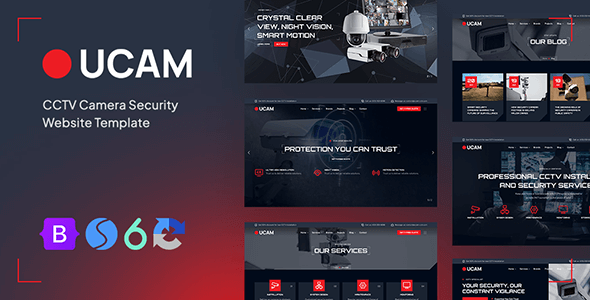 Ucam - CCTV Security Camera Website Template