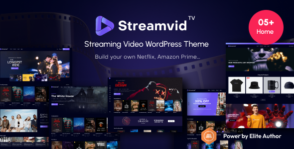 StreamVid v6.0.4 - Streaming Video WordPress Theme